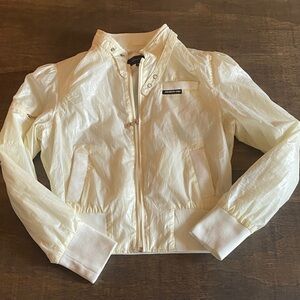 Members Only Butter Yellow Bomber Jacket